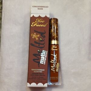 New~ Too Faced Melted Matte Lipstick ~ Gingerbread Man